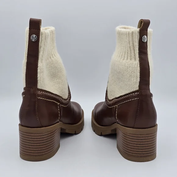 NWOT Nine West Popit Casual Booties, Dark Natural, Women's Size 5 - Picture 7 of 16